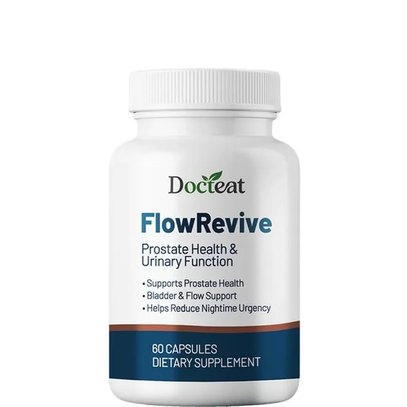 Suplemen Saw Palmetto Prostat untuk Lelaki Kapsul FlowRevive dengan Ekstrak Biji Labu Menyokong Kesihatan Pundi Kencing 60 Kiraan