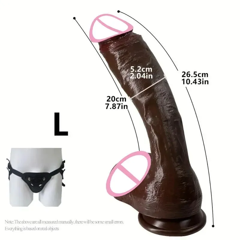 Oversized Realistic Dildo Huge Penis Penetration Anal Sex Toys For Women Masturbation Soft Dick Dildos Sexy Adult Sex Toy Gay — image 21