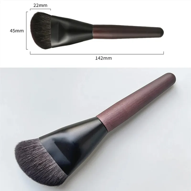 Shaped Sculpting Foundation Brush Contour Goat Hair Multifunctional Concealer Makeup Brushes Beauty Tools — image 5