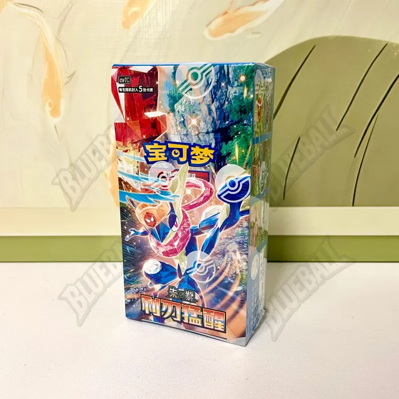 Pack de gemmes pokemon Violet écarlate Original Vol6, boîte fine TCG, cartes de combat à collectionner, Version chinoise simplifiée, jouets, cadeau — image 3