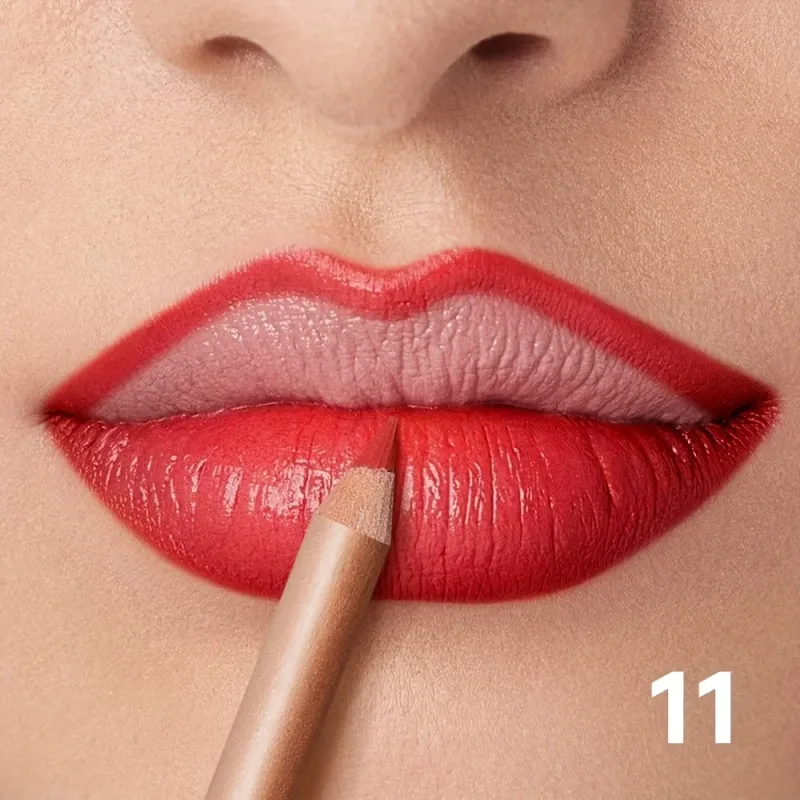 Nude Matte Lip Liner Waterproof Long Lasting High Pigment Lip Pencil Smooth Precise Lip Makeup Gift for Women — image 8