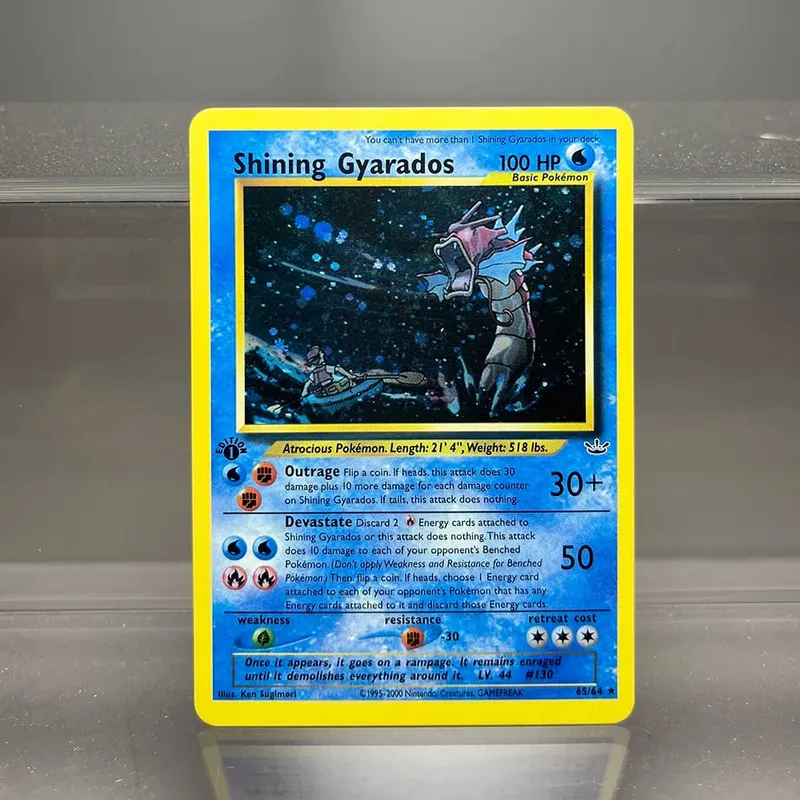 PKM Holographic Single Proxy Cards Lugia Charizard Venusaur Foil Game Collection Cards PTCG Kids Toys — image 11