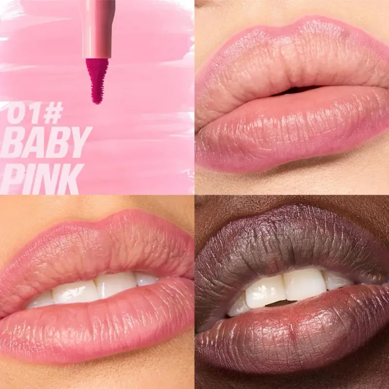 Lip Liner LongLasting Waterproof Highly Pigmented Long-lasting Color Creates 3D Plump Lips Defining Makeup