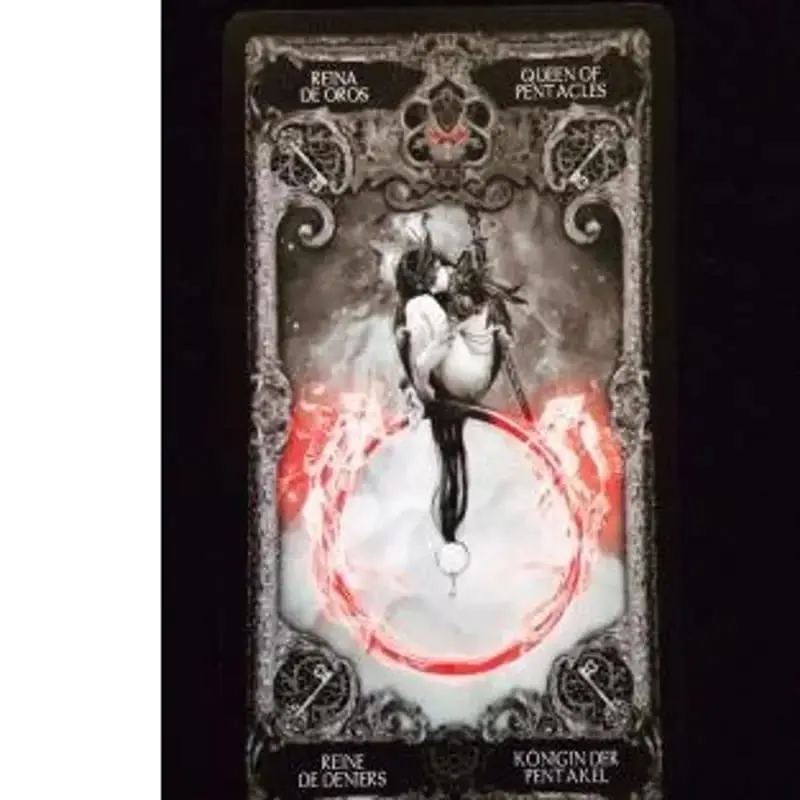 10.3*6cm XIII Dark Tarot Cards Deck Board Game English Mysterious Divination Fate — image 4