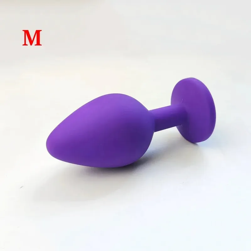 S/M/L Silicone Butt Plug Anal Plugs Unisex Sex Stopper 3 Different Size Adult Toys for Men/Women Anal Trainer For Couples SM