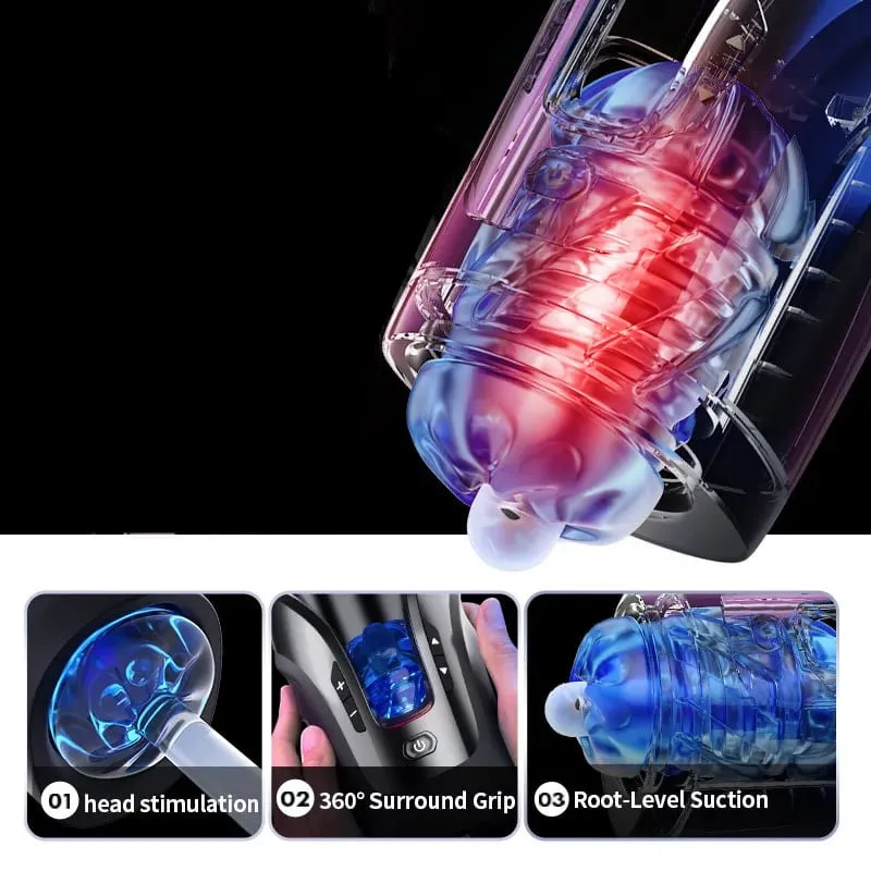 Leten THRUSTING-PRO Automatic 75mm Telescopic Vibrator High Speed Male Masturbator Sucking Machine Masturbation Sex Toys For Men
