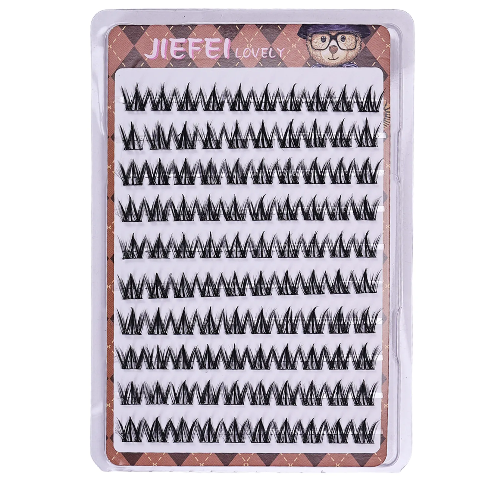 Glue‑Free Self‑Adhesive False Eyelashes Lashes Voluminous Fluffy Thick Manga‑Style Cluster Lashes DIY Eye Makeup Extension — image 6
