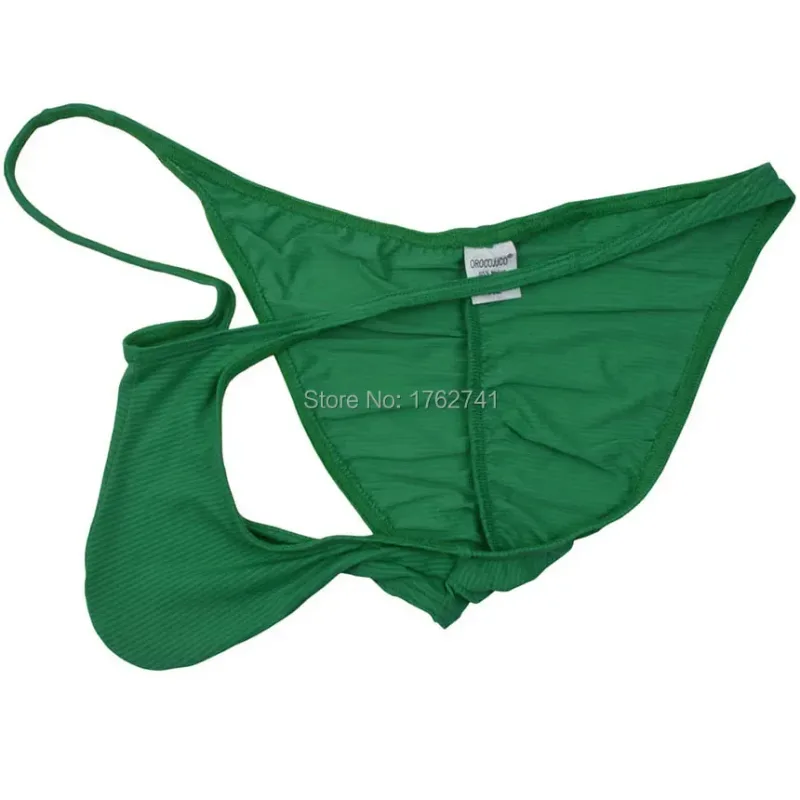 Men Brazilian Bikini Brief Pucker Bikinis Underwear Mini Trunks Slip Homme Ice Silk Cheeky Shorts Briefs