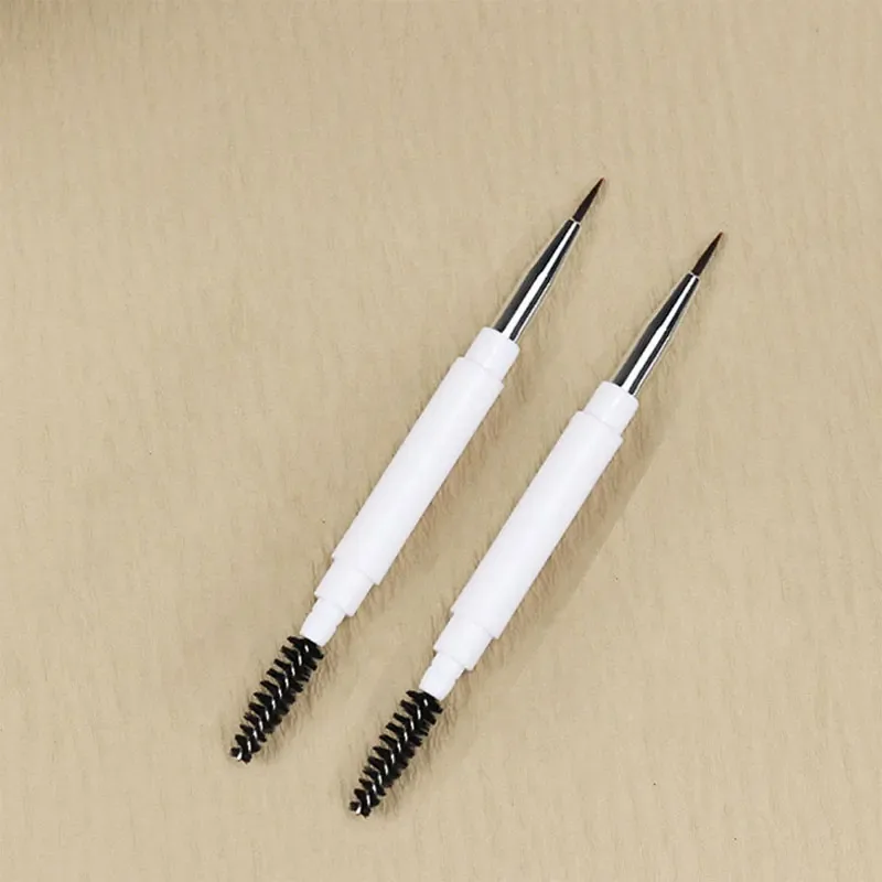 Dwustronne przenośne pędzle do makijażu Rozmiar podróżny Pędzle do makijażu Cienie do powiek Eye Brow Crease Niezbędne narzędzia kosmetyczne z pokrywką — image 10