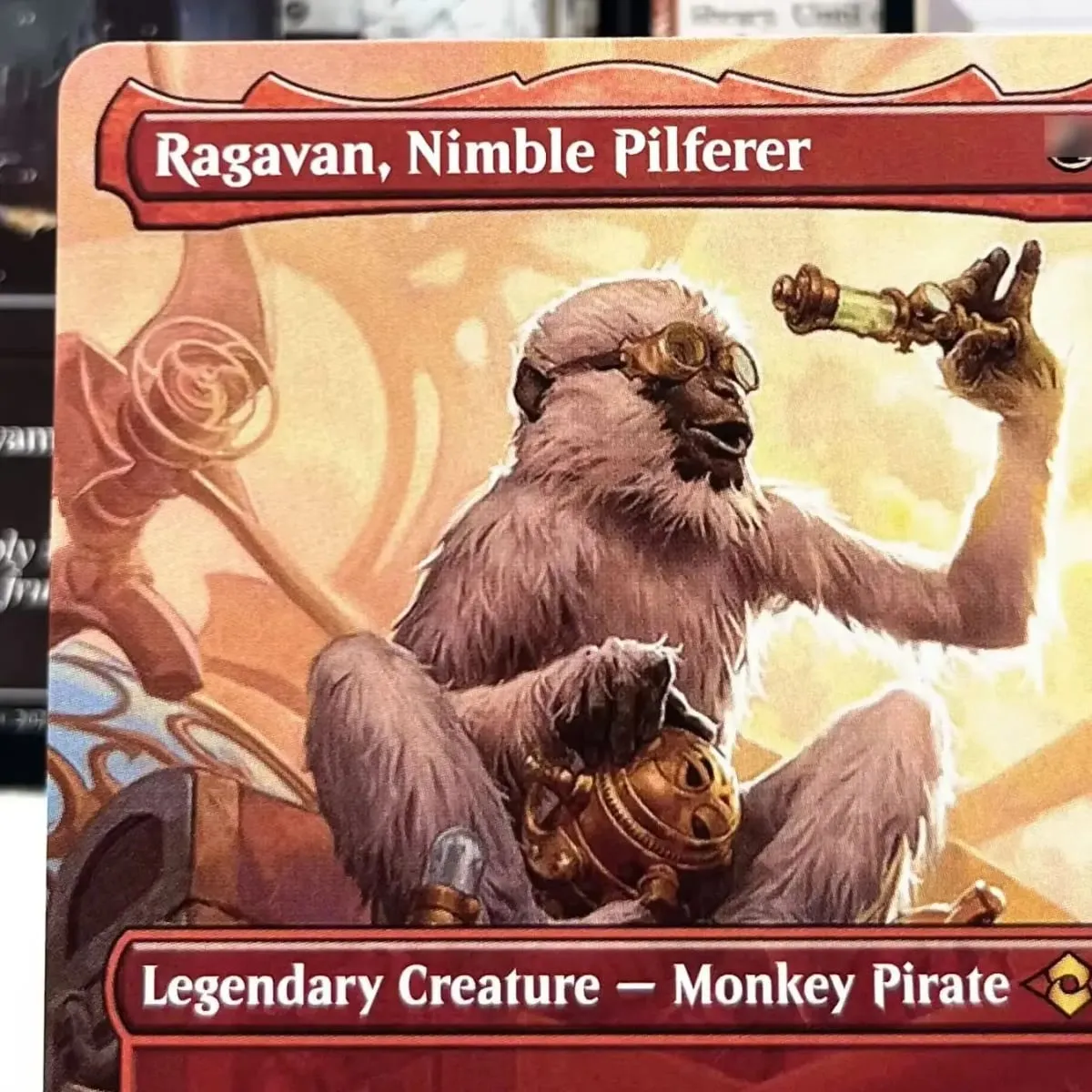 MH2 HOLO7-Ⅰ03 Tcg Cards German Black Core Ragavan Nimble Urza's Saga Fetch Lands Arid Mesa the Cabal Coffers — image 4