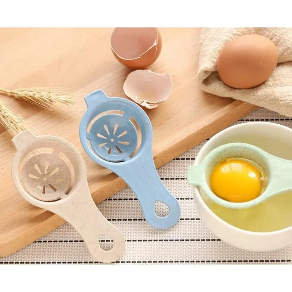 3PCS Egg Separator Egg Yolk White Separator Egg White Separator Egg Whites Strainer Filter Divider Egg Separator Tool Kitchen Ba — image 10