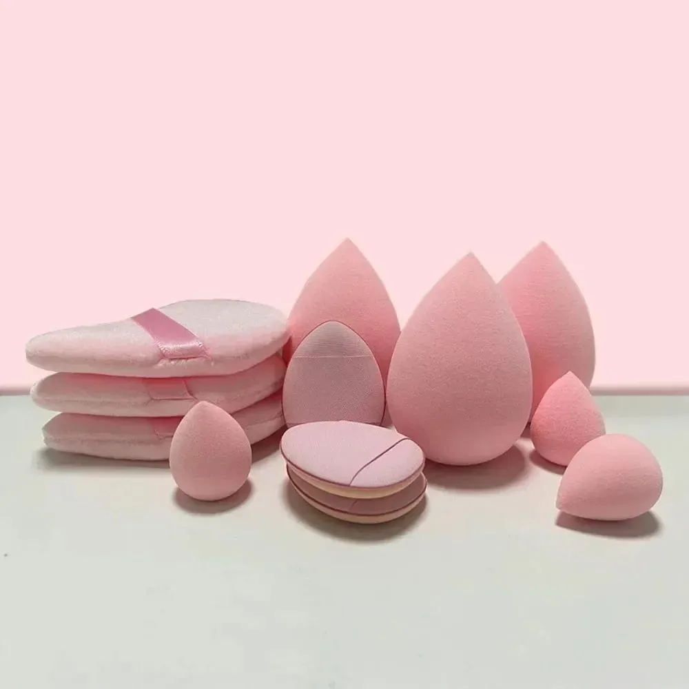 12Pcs Makeup Sponge Velvet Triangle Powder Puff Face Finger Puffs Mini Beauty Egg Liquid Foundation Tools Make Up Accessories — image 6