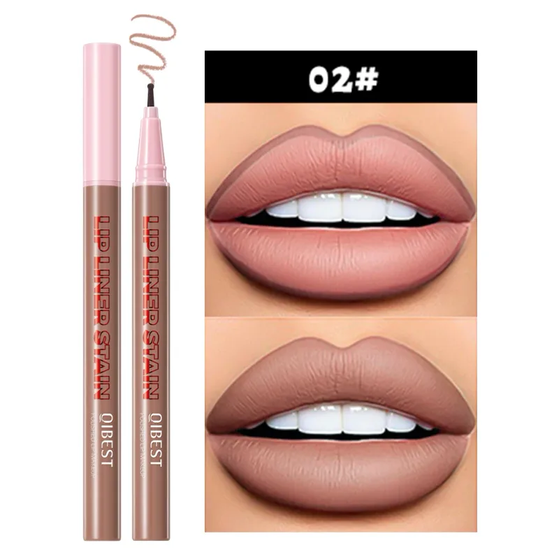 Matte Liquid Lipliner Pencil Waterproof Plumping Stain Lipstick Natural Lip Liner Outline Lips Contour Pen Cosmetics