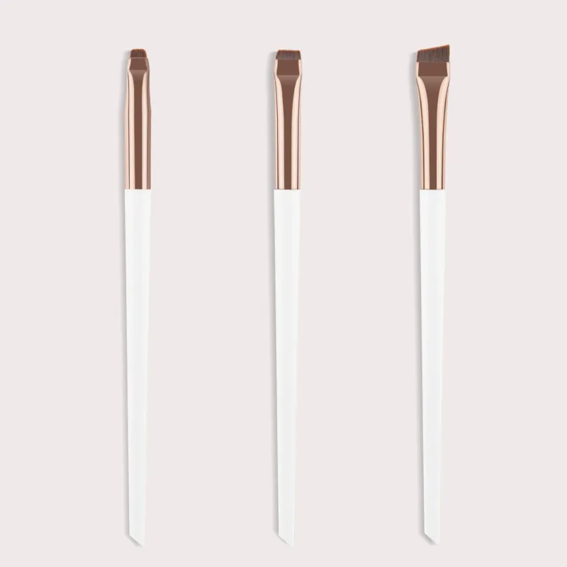 Štětec na oční linky Brow Tint Štětce Sada štětců na obočí Jemně úhlový Bod Úhlový Zkosený Tónovací Ultra tenký plochý make-up Premium Eye