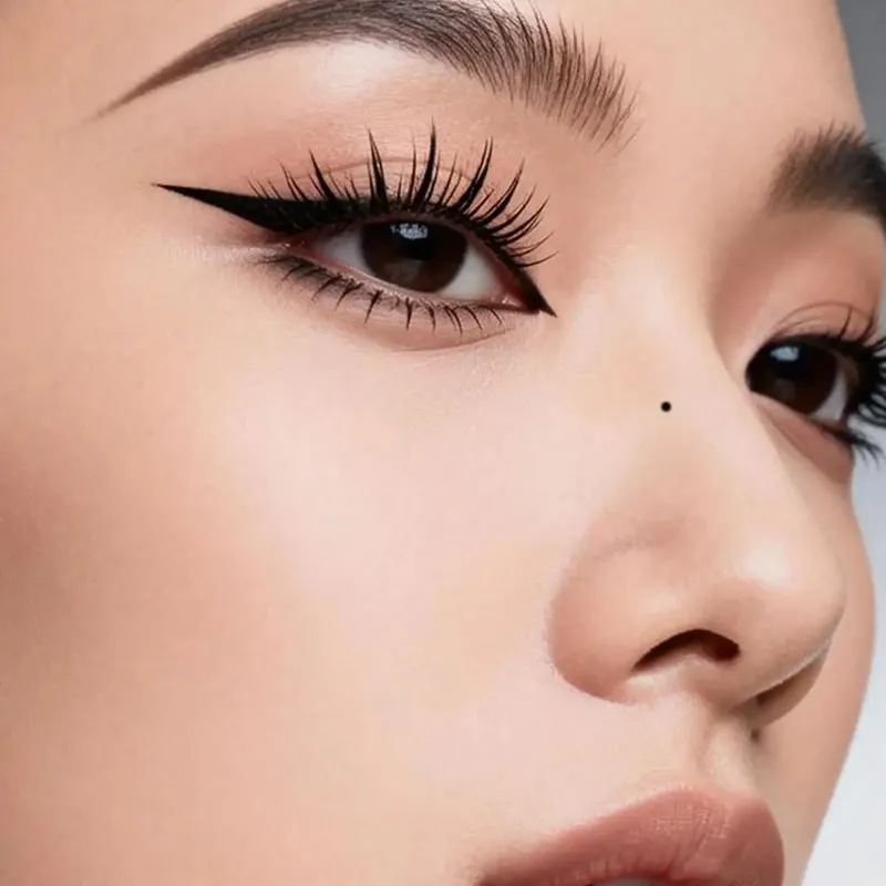 3-in-1 Lower Eyelash Stamp Eyeliner & Mole 3s Fast Application Natural Long-lasting Non-Slipping Portable Eye Makeup 1/2/3Sets
