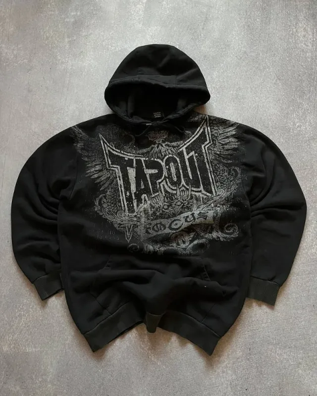 American New Fashion Oversized Pattern Printed Hooded Sweater Men Y2K Harajuku Vintage Popular Casual Couple Sports Hoodies — image 2