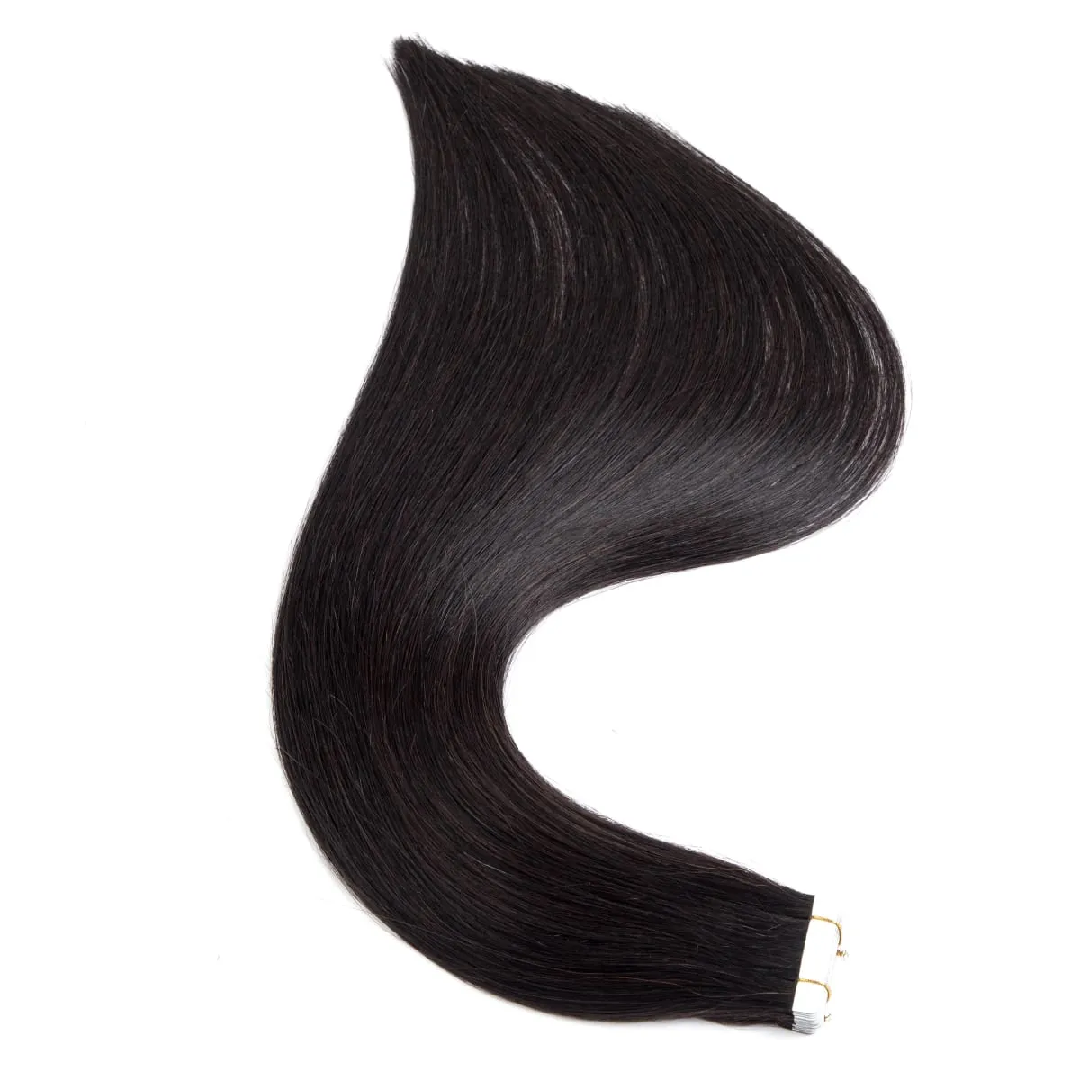 Fita loira em extensões de cabelo humano platina #60 fita de trama de pele reta sem emenda em extensões de cabelo humano real 50g