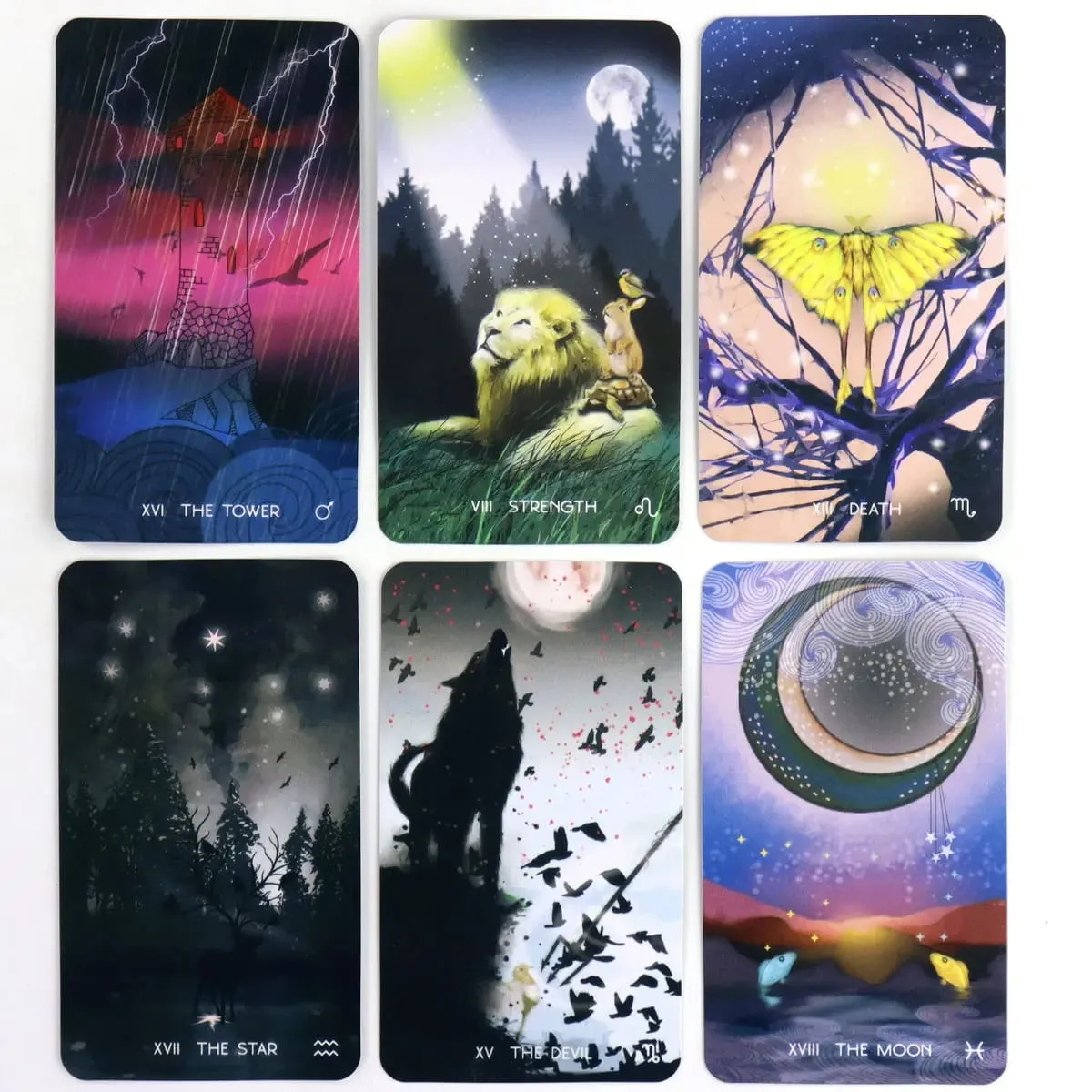 The Meraki Tarot εμπνευσμένο από τη μαγεία της φύσης Ζώο 79 τμχ Κάρτες με βάση το Rider Waite System Divination Deck Επιτραπέζιο παιχνίδι — image 3