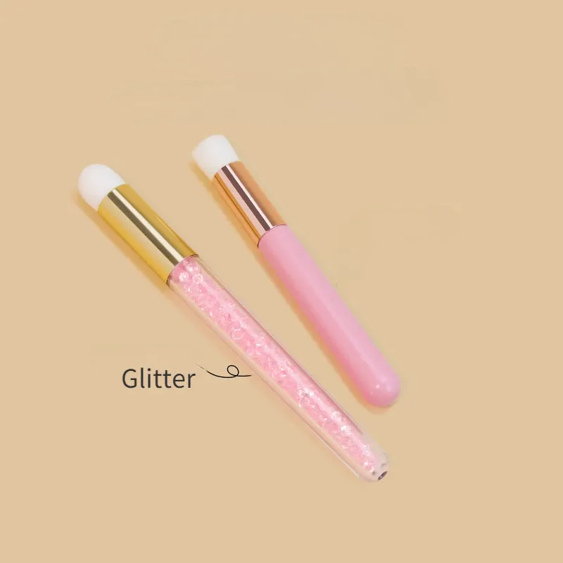 New Crystal Eyelash Cleaning Brushes Eyebrow Face Cleansing Nose Blackhead Deep Washing Lash Shampoo Brushes Beauty Make Up Tool — image 3