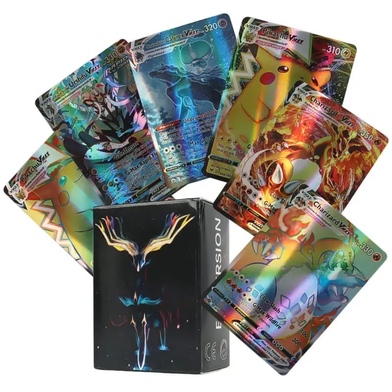 60/100Pcs Pokemon Shining Cards English Version MEGA GX Vmax TAG EX Proxy Collection Cards Toys Children Gift — image 13
