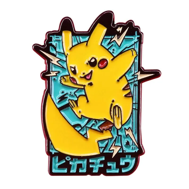 Cute Cartoon Pokemon Pikachu Lapel Pins for Backpack Enamel Pin Badges Brooch for Clothes Fashion Jewelry Holiday Gifts — image 28