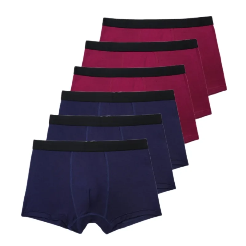 6pcs/Set Black Boxer Men Underwear Bamboo Men's Panties Shorts Breathable Underpants Man Comfortable Sexy Boxers & Briefs Men 3256805629748070