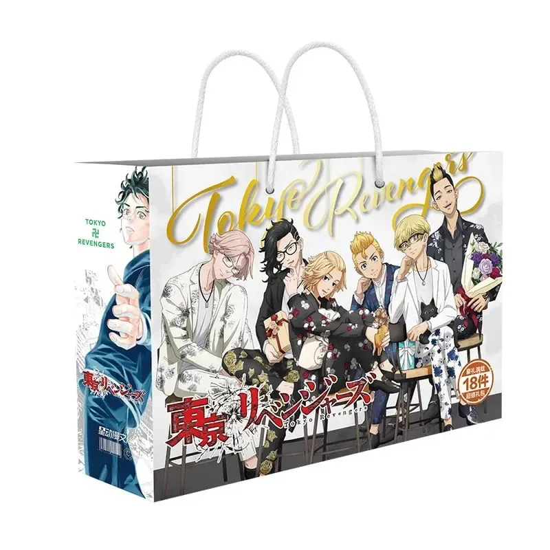 Anime Lucky Gift Bag Bungou Stray Dogs Haikyuu Collection Toy Include Postcard Poster Bookmark Lomo Cards Genshin Impact Figure — image 11