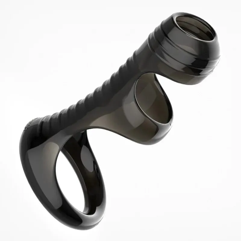 Penis Rings For Men Sleeve Reusable Condoms Dick Sleeve Silicone Penis Extender Glans Cover Enlargement Cock Ring Sex Toys — image 12