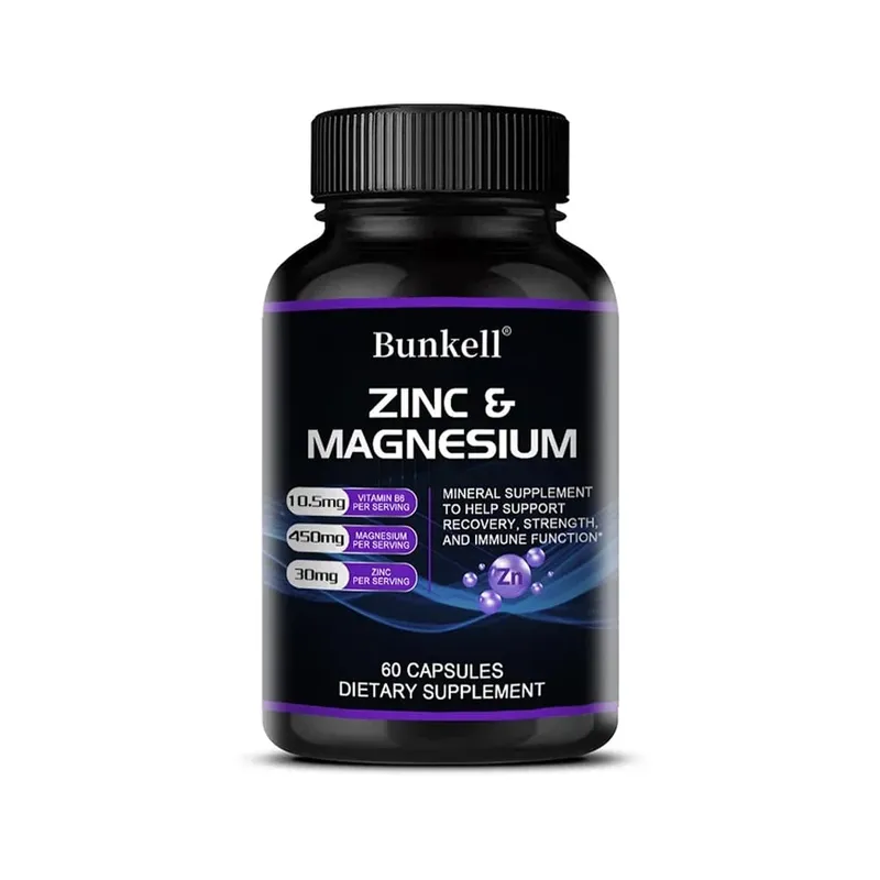 Zinc + Magnesium Supplement Strong Bones Teeth Heart Nerves Enhance Immunity Support Bone Density and Muscle Health