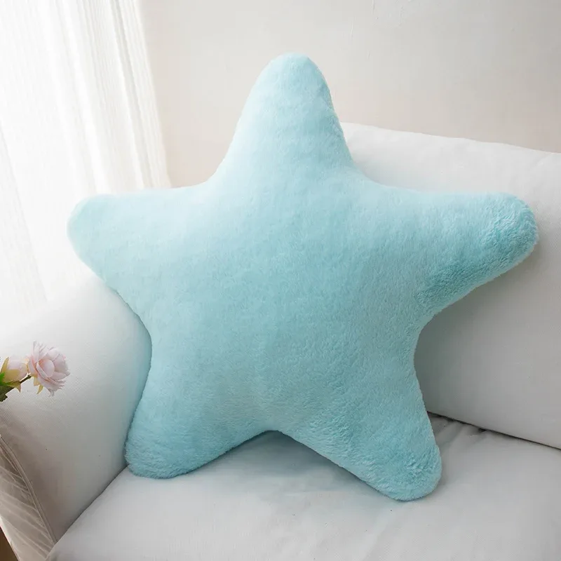 Zacht pluche stervormig kussen Decoratief schattig bedkussen voor kinderslaapkamer Woonkamer - Pluche sierkussen — image 8