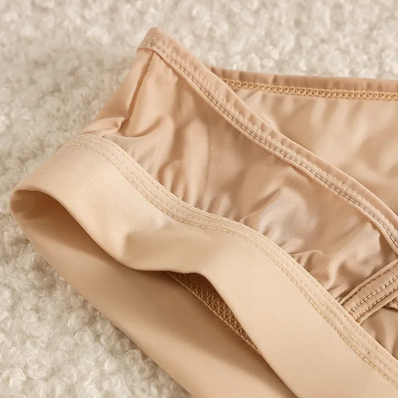 Open Front Fly Pouch Underwaer Men Scrotal Support Sports Briefs Ice Silk Breathable Underpant Bullet Separate Healthy Panties — image 9