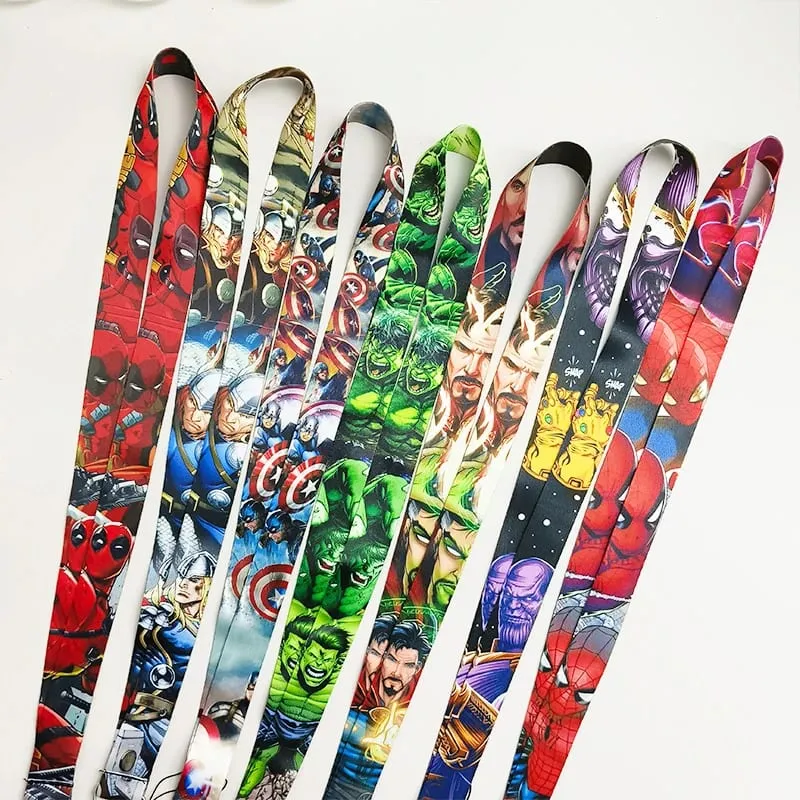 American Anime Credential Holder Movie Lanyards for Key Neck Strap Card Badge Gym Keychain Keyring Accessories Gifts — image 3