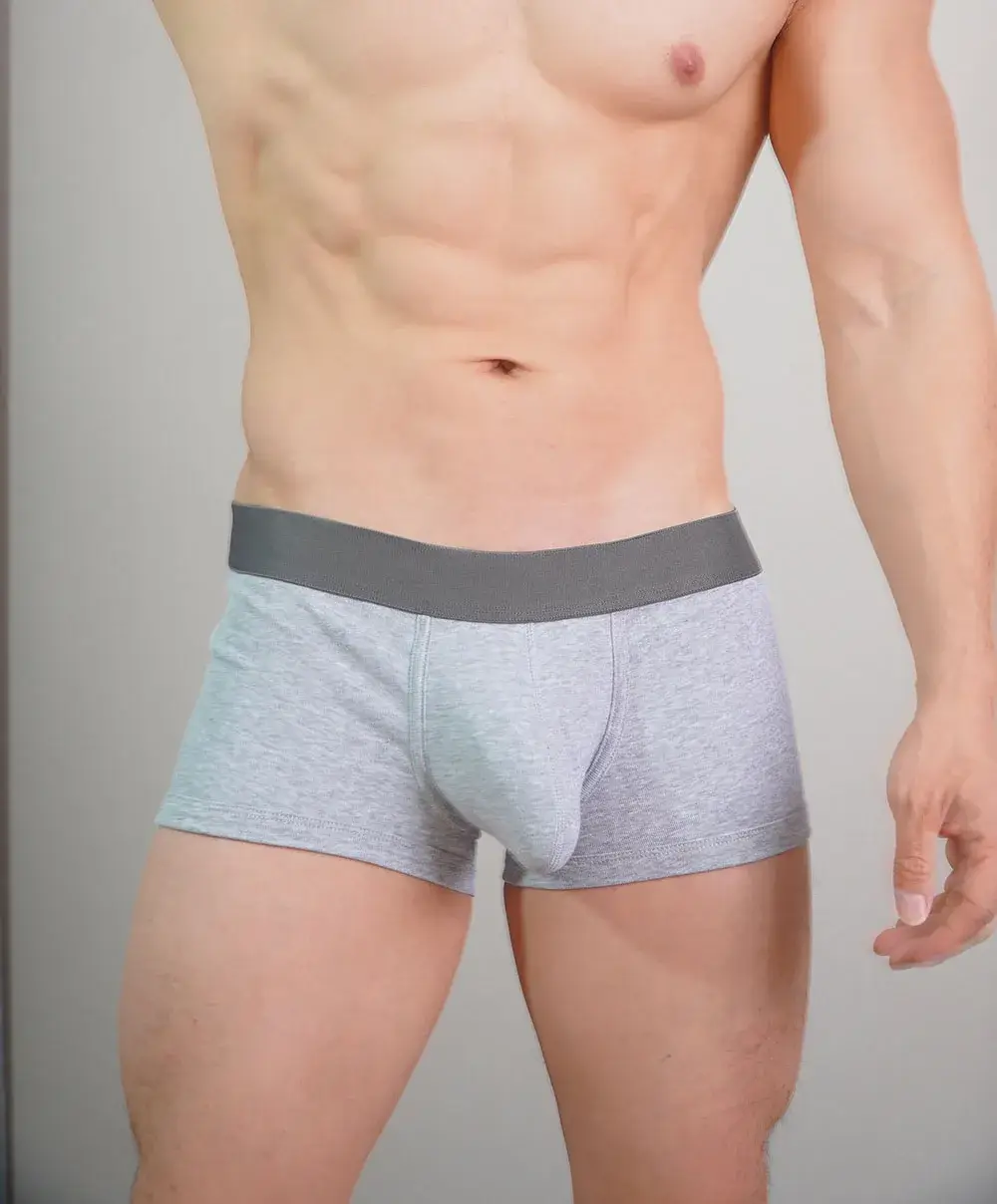 Cotton men's boxer briefs na may malalaking bulsa, kumportable at hot-selling panlalaking sexy underpants. — image 2