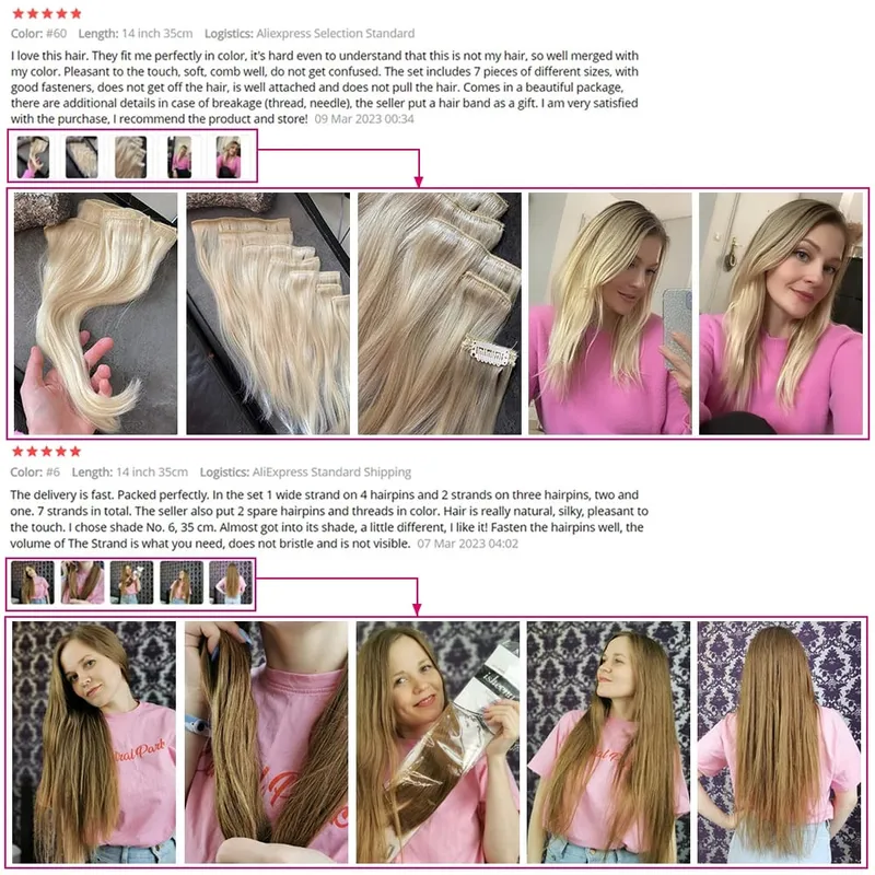 Isheeny 14"-22" Clip In Human Hair Extensions Brazilian Remy Natural Clip Human Hair Extension Real Natural Clip On 50-65G
