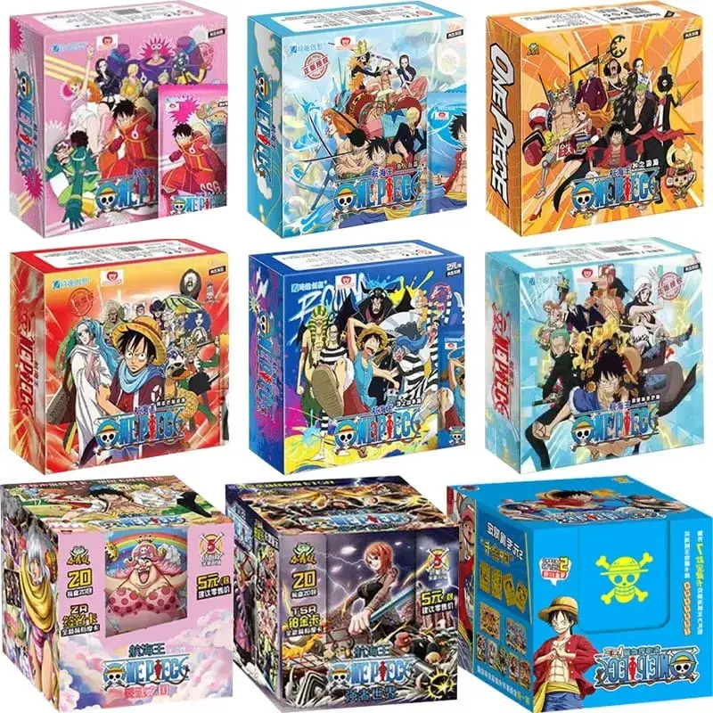 One Piece Collections Rare Cards Box Booster Pack Anime Luffy Zoro Nami Chopper TCG Game Collectibles Card Child Birthday Gift — image 1