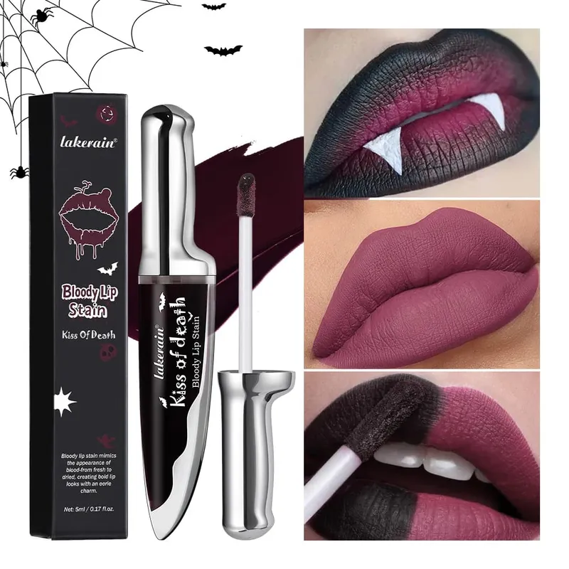 Halloween Gothic Makeup Set Waterproof Eyeliner Pencil Mascara Lip Gloss Cream Blush Kit Long Lasting Creative Makeup Cosmetic — image 3