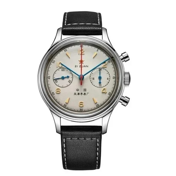 2026 New Men's Watches 1963 Pilot Automatic Watch 42mm Waterproof Retro Quartz Chronograph Vintage Dress Watch Relojes