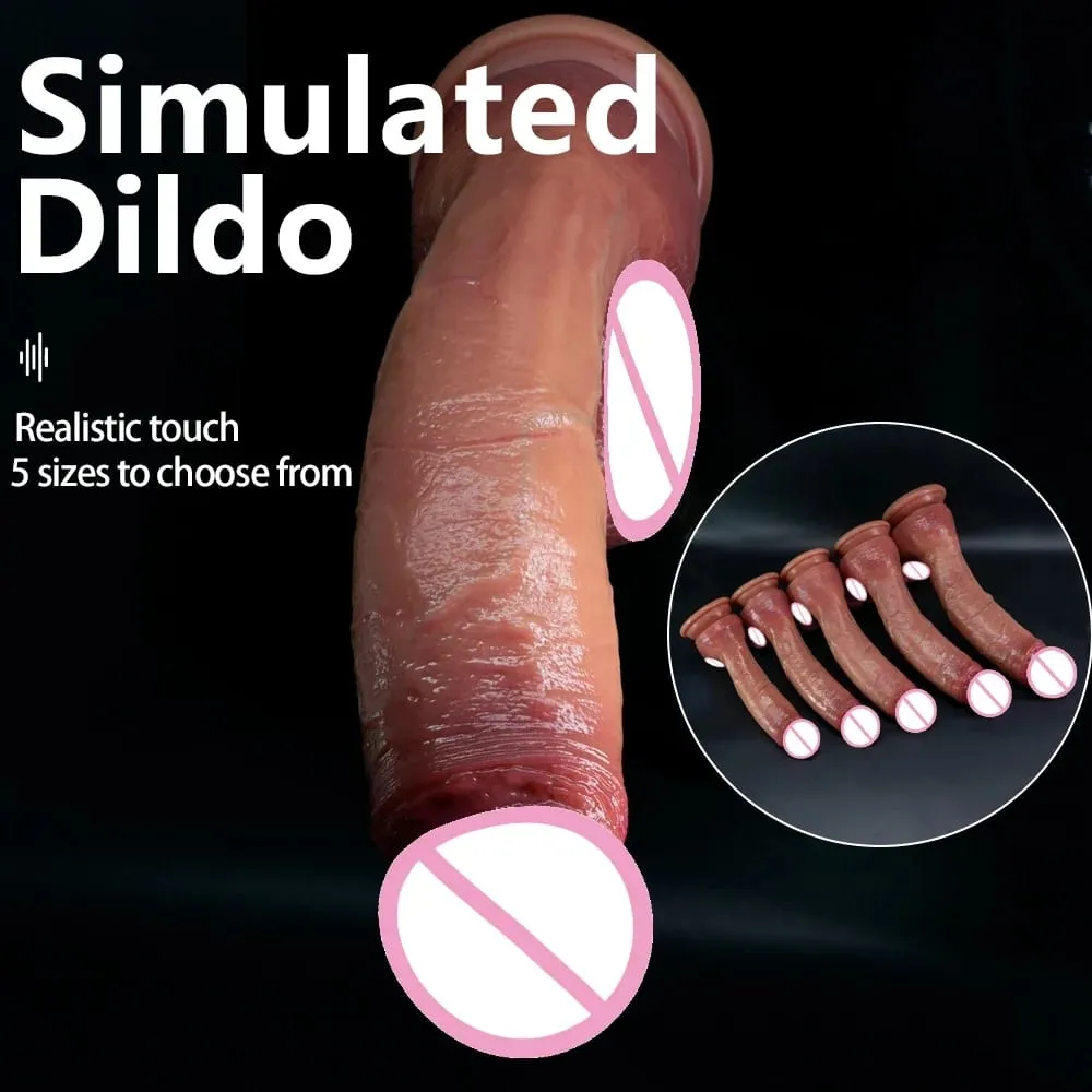Oversized Realistic Dildo Huge Penis Penetration Anal Sex Toys For Women Masturbation Soft Dick Dildos Sexy Adult Sex Toy Gay — image 3