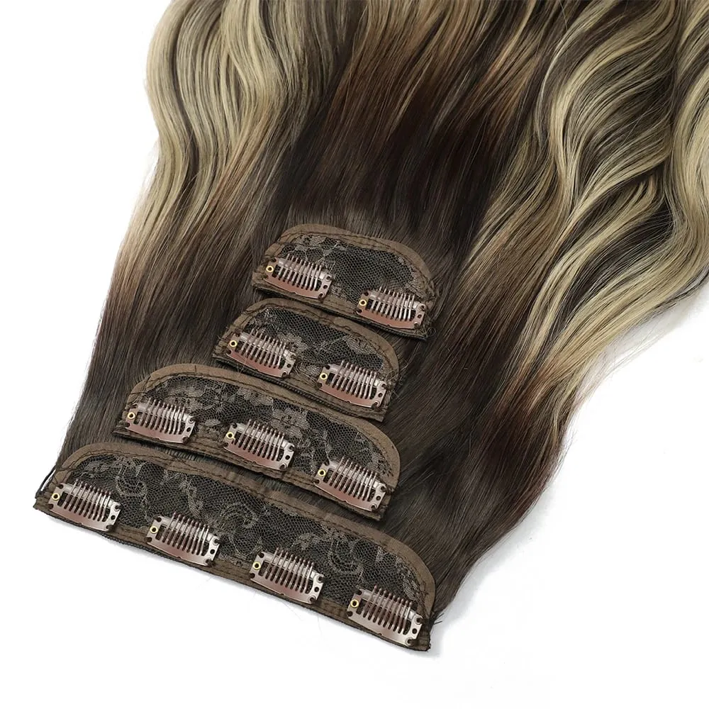Water Wave Clip in Hair Extensions 22 inches 4 pcs/lot Soft Thick Natural Heat Resistant Fiber Clip in Synthetic Hair — image 4