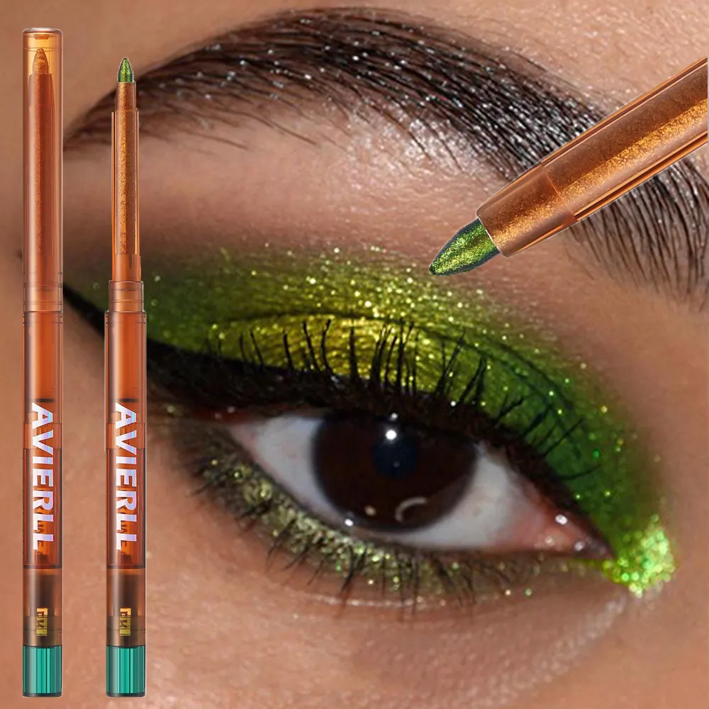 Chameleons Eyeliner Liquid Pearl Gloss Shiny Metallic Eyeshadow Liner Multi Chrome Color Aurora Eye Makeup Glitter Pigment — image 1