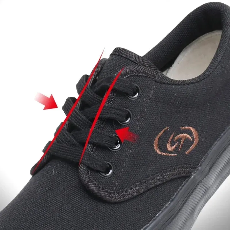 Outdoor Working Shoes for Men Non-slip Wear-Resistant Men's Vulcanized Shoes Mesh Breathable Rubber Shoes Men Training Sneakers — image 4