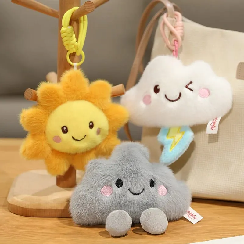 15/30CM Lovely Sky Series Plush Toy Sun & Cloud & Dark Clouds Plushie Pillow Pendant Toy Kawaii Birthday Gift — image 7