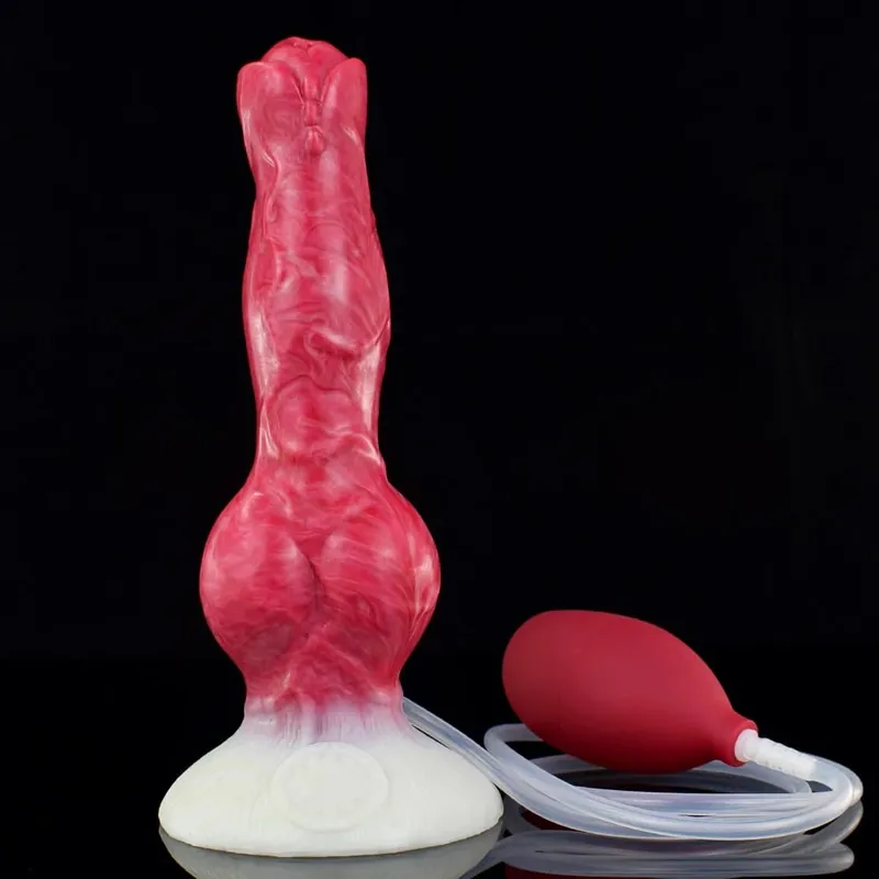 Ejaculation Anal Plug สุนัข Knot Dildo ที่มี Strong Sucker กระตุ้นช่องคลอด Squirting อวัยวะเพศชายเร้าอารมณ์ผู้ใหญ่ของเล่น 18 + — image 9