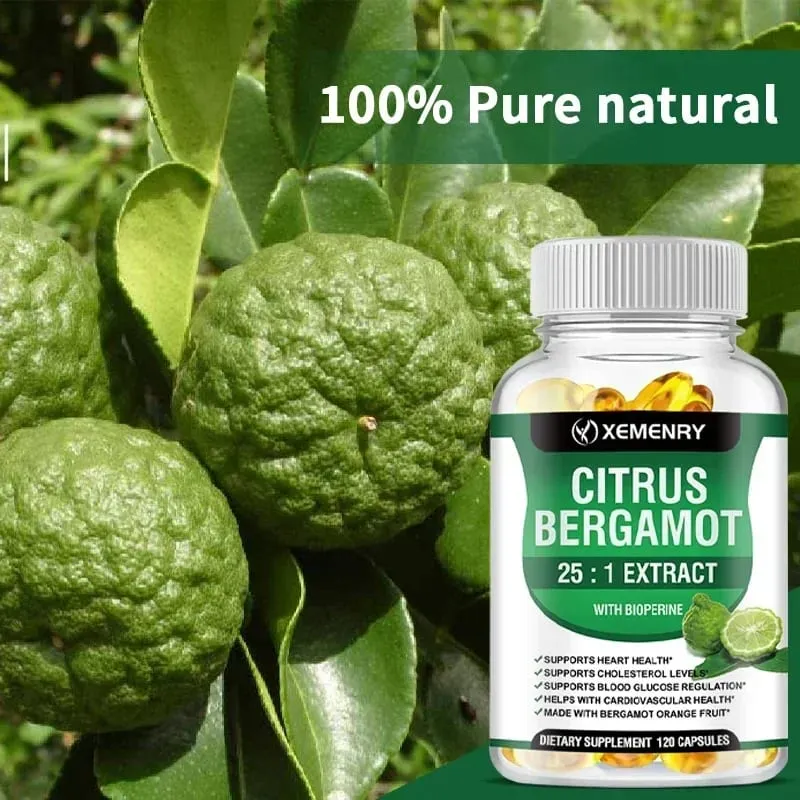 Citrus Bergamot Capsules - Heart & Cardiovascular Health Immune Support Antioxidant Helps with Overall Health — image 6