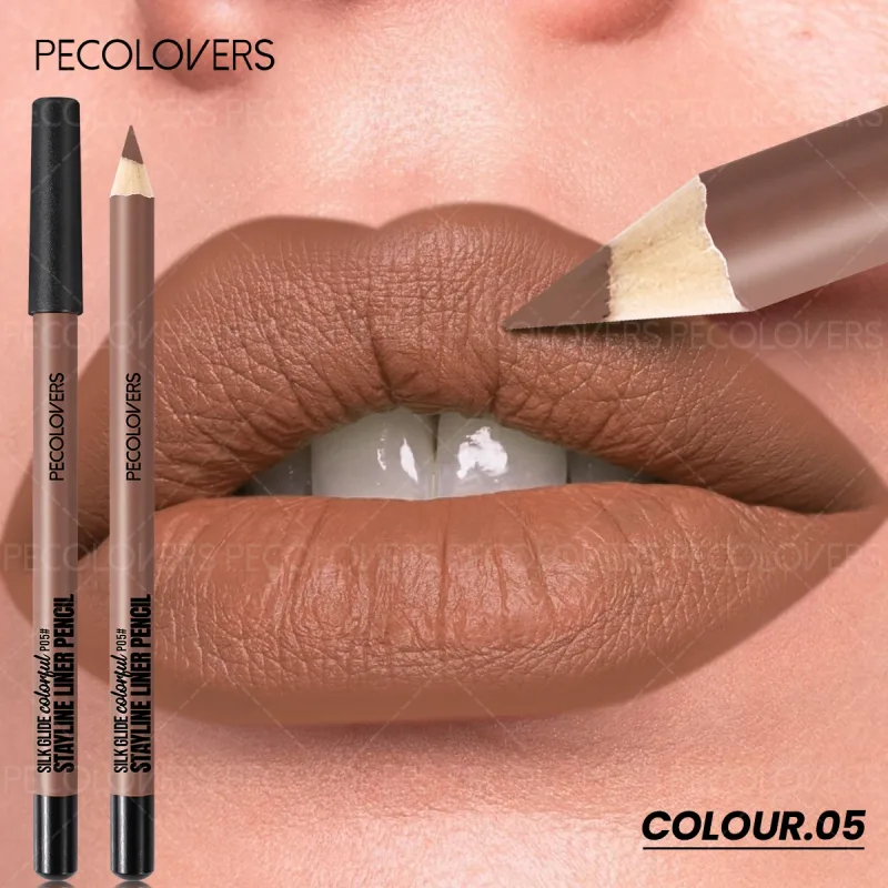 Matte Lipliner Second Back Lip Contour Plump and Charming Lips Non Drying Waterproof Lip Cosmetics Suitable for Beginners