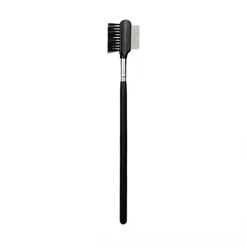 1pc Eye Brow Makeup Brush stainless steel Eyelash Comb Make Up Brushes Lashes 2 sides Grooming Beauty Cosmetic Tools multiple