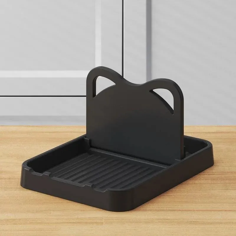 Multifunctional Pan Pot Lid Holder Stand Rack Spoon Rest Pot Lid Spatula Soup Spoon Storage Shelf Kitchen Accessories