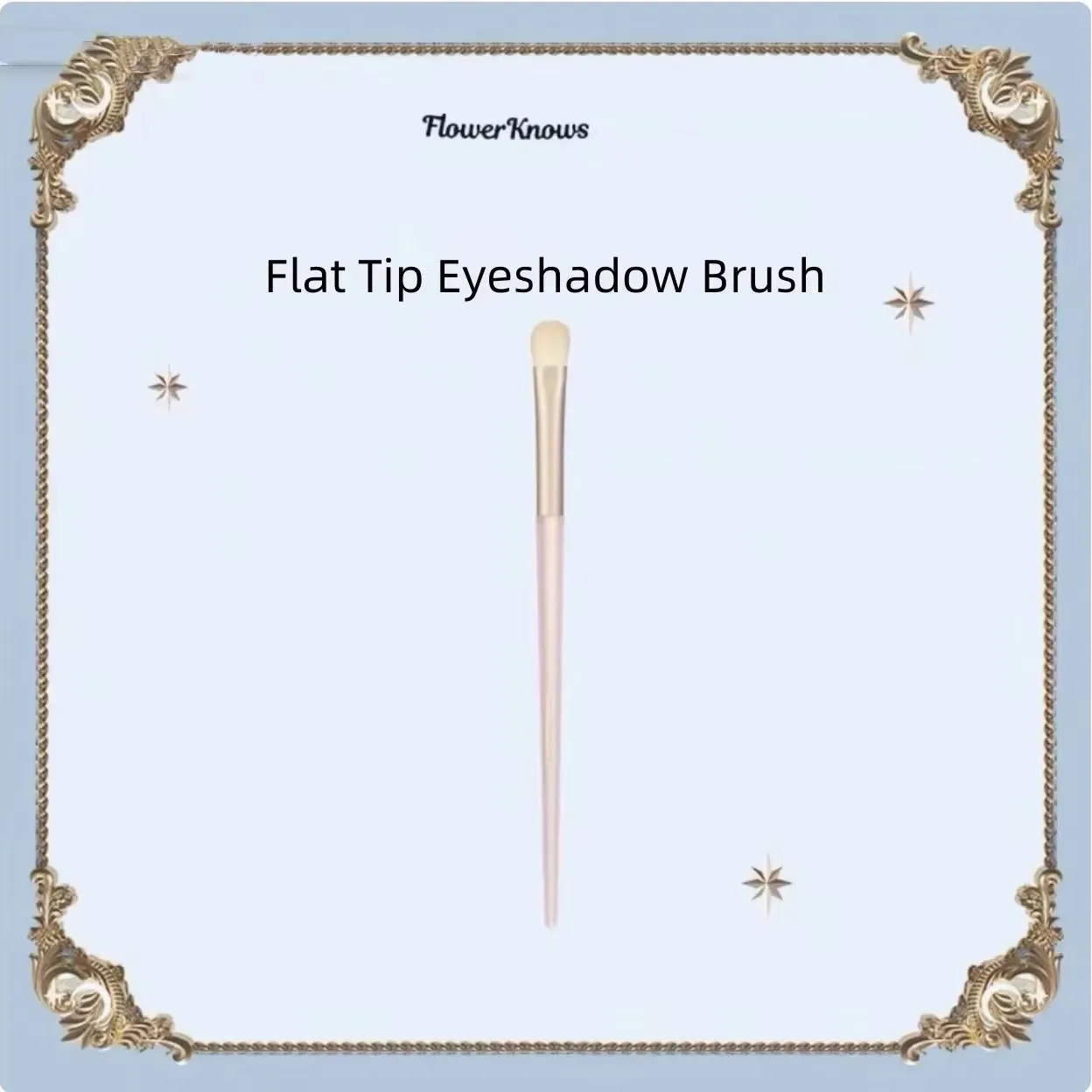 Flower Knows Flat Tip Eyeshadow Brush Makeup Brushes Eyes Make Up Tools — image 1