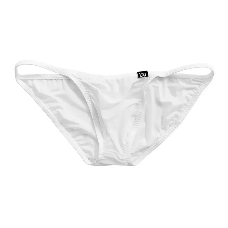 Men's Low Rise Silk Nylon Boxer Briefs Soft Stretch Fabric Cool Comfortable Tight Fit Lightweight Breathable Men's Underwear