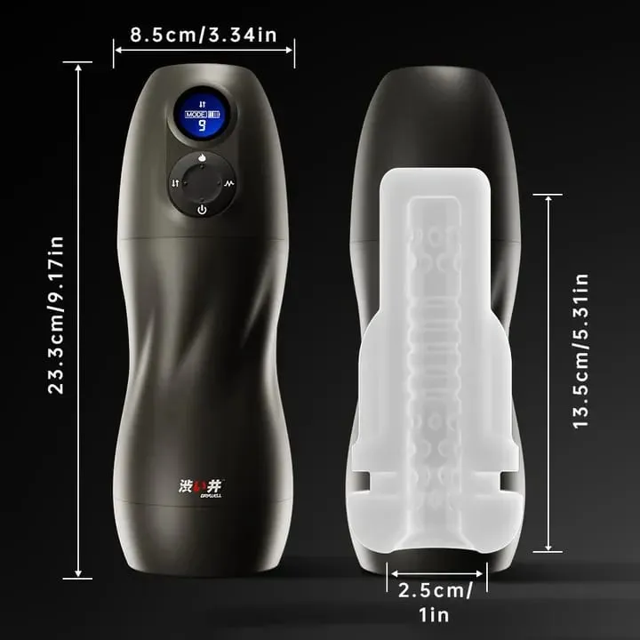 DRY WELL Automatic Sucking Stimulator Male Masturbation Device Electric Suction Adult Sex Toy Adult Goods for Men Masturbators